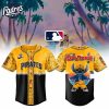 Lilo And Stitch X Pirates MLB All Team Floral Jersey Pirates