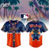 Lilo And Stitch X Tigers MLB All Team Floral Jersey Tigers