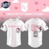 Limited Edition Kansas City Royals x Hello Kitty Night Plus Baseball Jersey