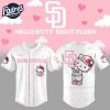 Limited Edition San Diego Padres x Hello Kitty Night Plus Baseball Jersey