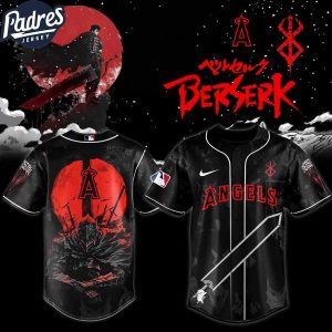 Los Angeles Angels MLB X Berserk Personalized Baseball Jersey