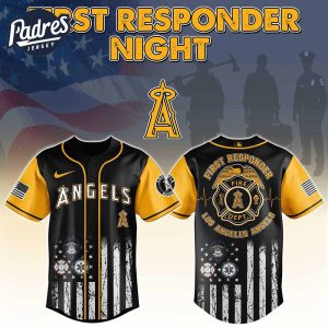 Los Angeles Angels MLB x First Responders Baseball Jersey 1