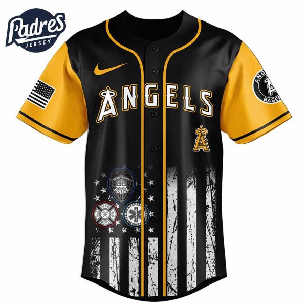 Los Angeles Angels MLB x First Responders Baseball Jersey 3