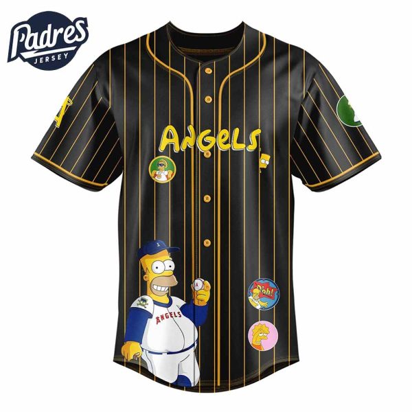 Los Angeles Angels MLB x The Simpsons Baseball Jersey Style 2