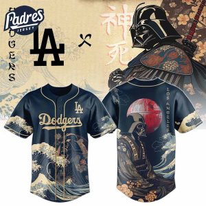 Los Angeles Dodgers Darth Vader MLB Japan Edition Baseball Jersey