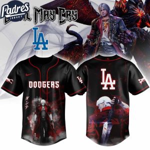 Los Angeles Dodgers MLB X Dante Devil May Cry Personalized Baseball Jersey