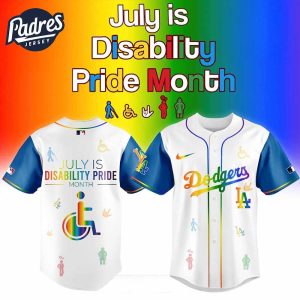 Los Angeles Dodgers X Disability Pride Month Baseball Jersey 1