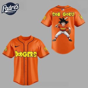 Los Angeles Dodgers X Dragon Ball Night 2025 Baseball Jersey 1