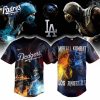 Los Angeles Dodgers X Mortal Kombat Night Limited Edition Baseball Jersey