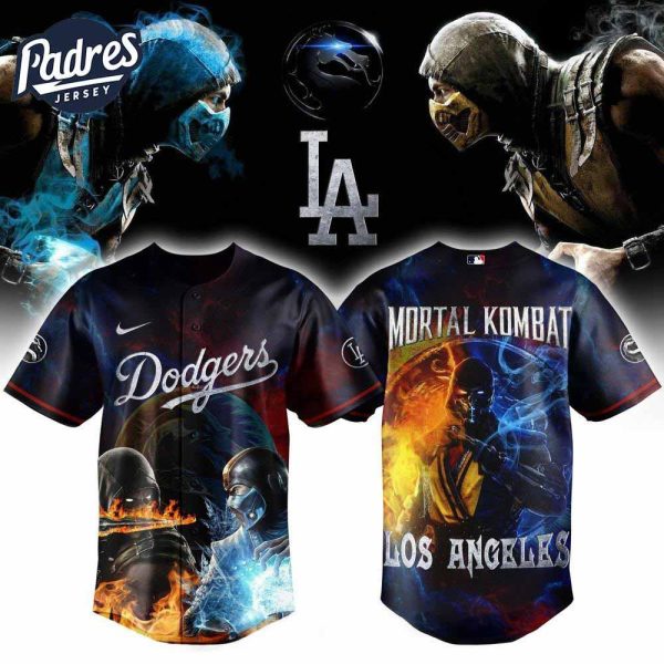 Los Angeles Dodgers X Mortal Kombat Night Limited Edition Baseball Jersey