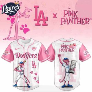 Los Angeles Dodgers X The Pink Panther Baseball Jersey