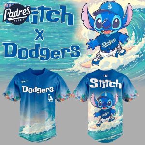 Los Angeles Dodgers x Stitch Aloha Baseball Jersey 2025