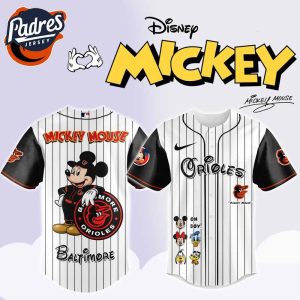 MLB Baltimore Orioles X Mickey Mouse And Friends Baseball Jersey