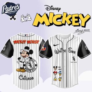 MLB Chicago White Sox X Mickey Mouse And Friends Baseball Jersey
