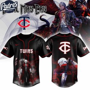 Minnesota Twins MLB X Dante Devil May Cry Personalized Baseball Jersey