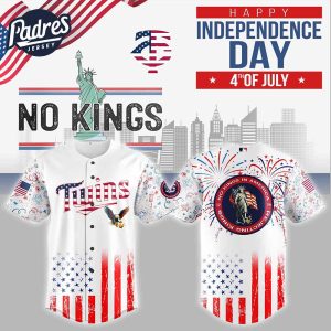 Minnesota Twins MLB X The 4th Of July X Military Custom Baseball Jersey