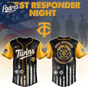 Minnesota Twins MLB x First Responders Baseball Jersey 1