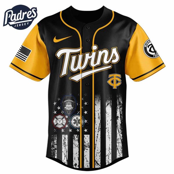 Minnesota Twins MLB x First Responders Baseball Jersey 3