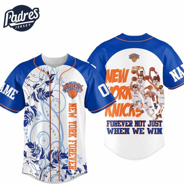 New York Knicks NBA Baseball Jersey Outfit 2025 2