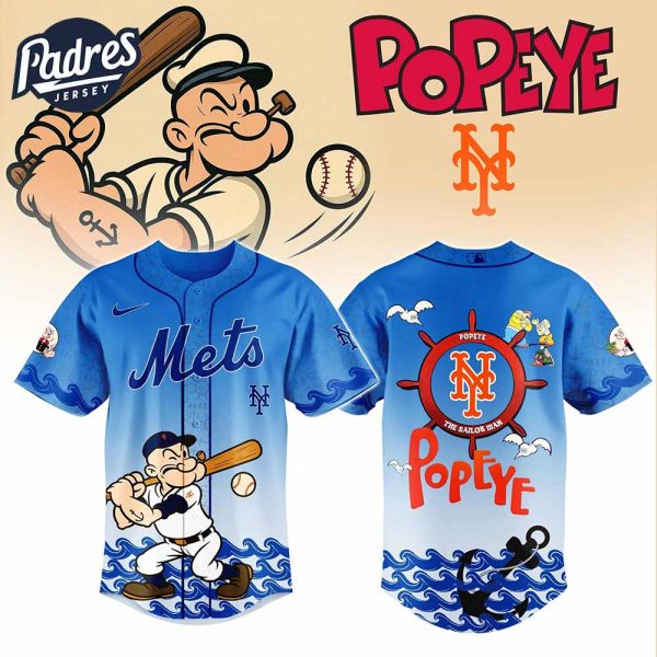 New York Mets MLB x Popeye Baseball Jersey