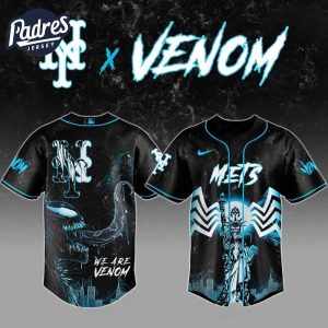 New York Mets X Marvel Venom Special Baseball Jersey