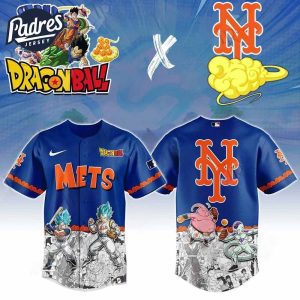 New York Mets x Dragon Ball Baseball Jersey Style