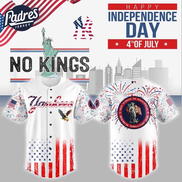 New York Yankees MLB X The 4th Of July X Military Custom Baseball Jersey