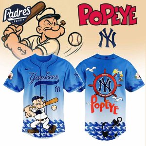 New York Yankees MLB x Popeye Baseball Jersey