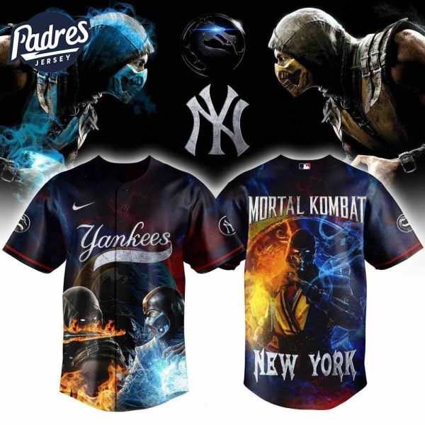New York Yankees X Mortal Kombat Night Limited Edition Baseball Jersey