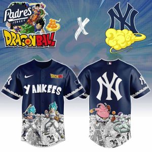 New York Yankees x Dragon Ball Baseball Jersey Style