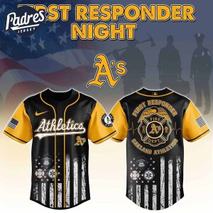 Oakland Athletics MLB x First Responders Baseball Jersey 1