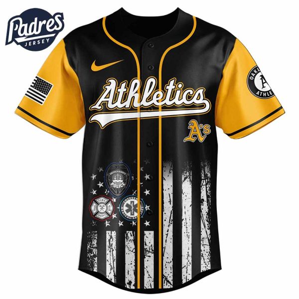 Oakland Athletics MLB x First Responders Baseball Jersey 2