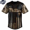 Philadelphia Phillies MLB X Deer Hunting Personalized Baseball Jersey 3