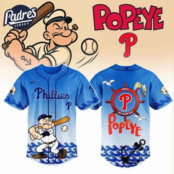Philadelphia Phillies MLB x Popeye Baseball Jersey