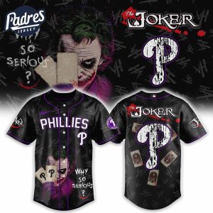 Philadelphia Phillies x The Joker Baseball Jersey Gift