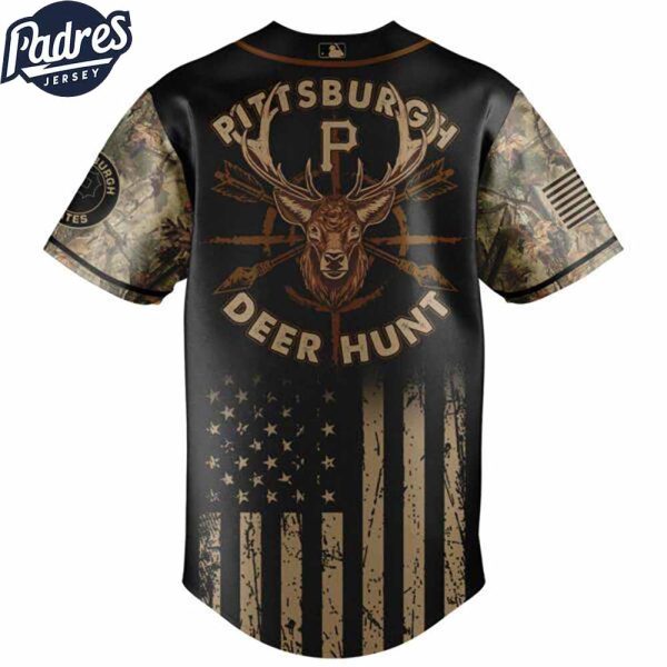 Pittsburgh Pirates MLB X Deer Hunting Personalized Baseball Jersey 2
