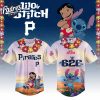 Pittsburgh Pirates MLB X Lilo Stitch Personalized Baseball Jersey