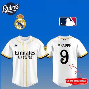 Real Madrid x MLB Club World Cup Baseball Jersey 2025 1