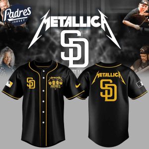San Diego Padres Baseball Metallica Night Baseball Jersey