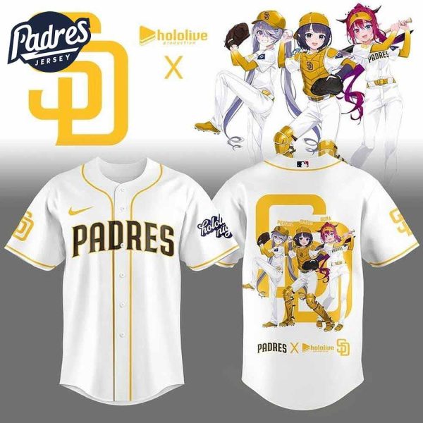 San Diego Padres Hololive Night Collaboration Baseball Jersey