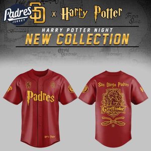 San Diego Padres x Harry Potter Night Gryffindor House Baseball Jersey