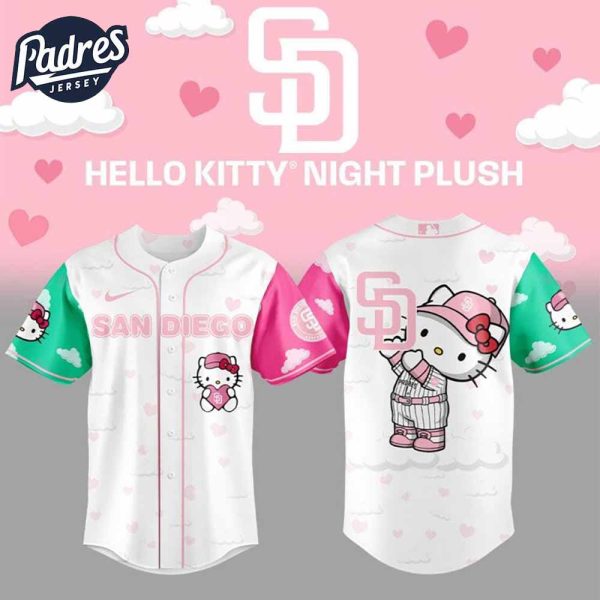 San Diego Padres x Hello Kitty Night Plus Baseball Jersey