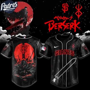 San Francisco Giants MLB X Berserk Personalized Baseball Jersey