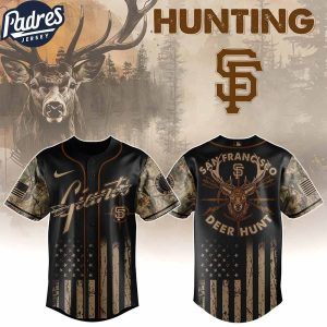 San Francisco Giants MLB X Deer Hunting Personalized Baseball Jersey 1