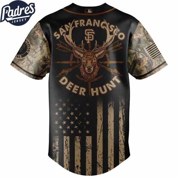 San Francisco Giants MLB X Deer Hunting Personalized Baseball Jersey 2