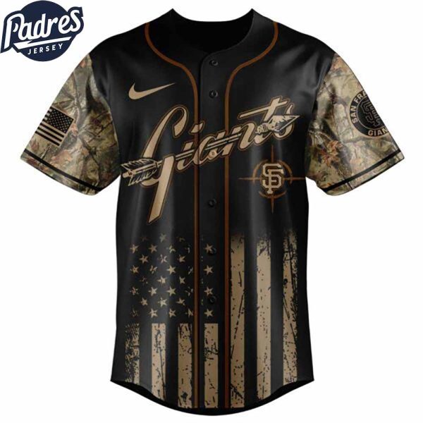 San Francisco Giants MLB X Deer Hunting Personalized Baseball Jersey 3