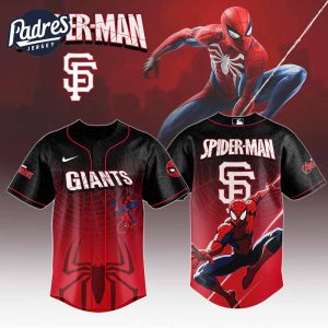 San Francisco Giants MLB x Spider Man Game Night Baseball Jersey Outfit