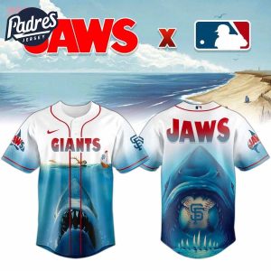 San Francisco Giants x Jaws 2025 Baseball Jersey 1 1
