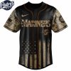 Seattle Mariners MLB X Deer Hunting Personalized Baseball Jersey 3