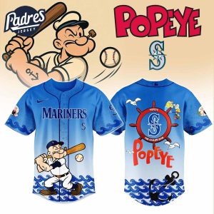 Seattle Mariners MLB x Popeye Baseball Jersey